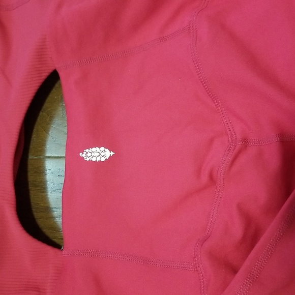 NEW! Free People Movement RED Back It Up jumpsuit sz small NWOT (PRICE FIRM) - Picture 10 of 12